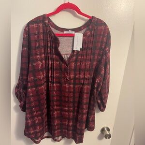 NWT 3/4 sleeve top